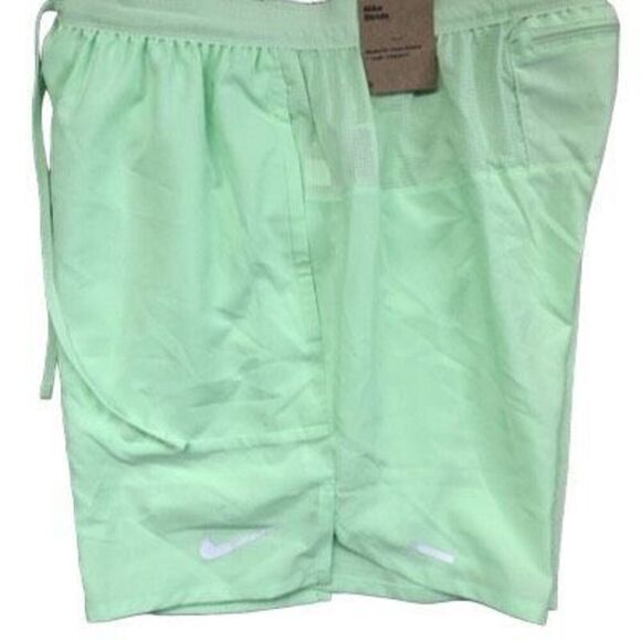 Nike Stride Men's Dri-FIT 7" 2-in-1 Running Shorts Vapor Green/Vapor Green/Vapor - Picture 3 of 7